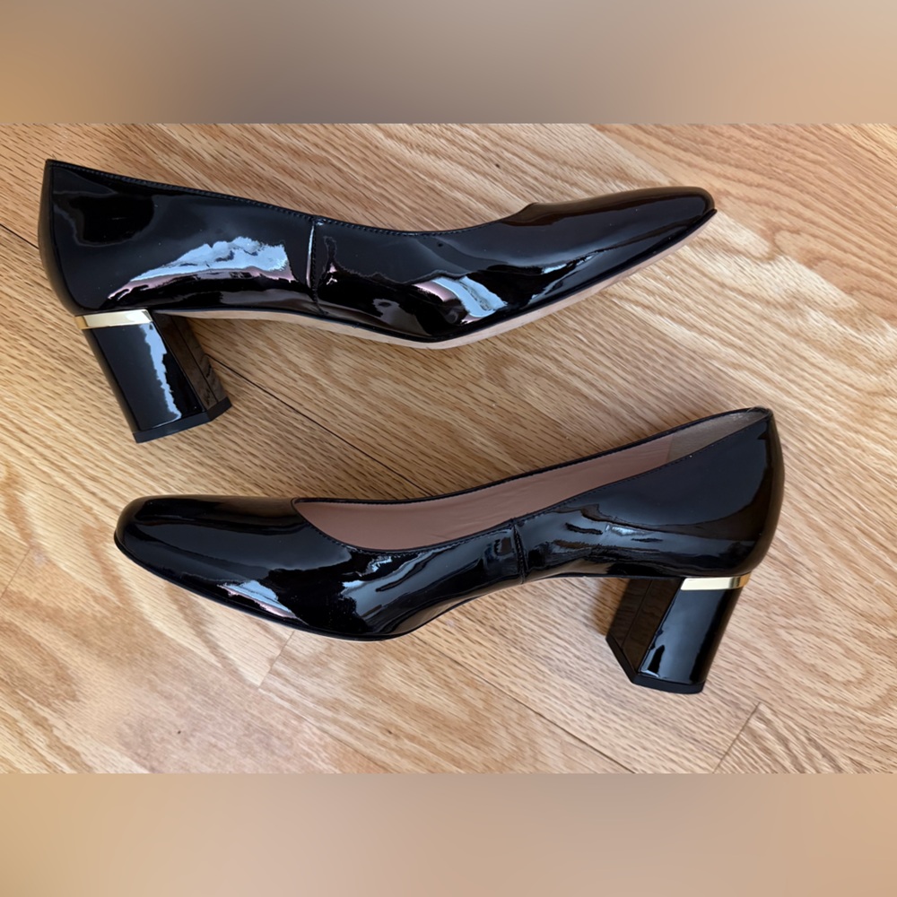KATE SPADE New York Delores Classic Pumps, Black Patent Women's Heels Size 7.5M🖤